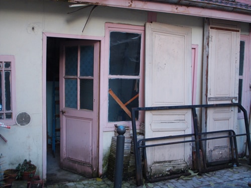 La maison / appartement en rez de jardin avant travaux